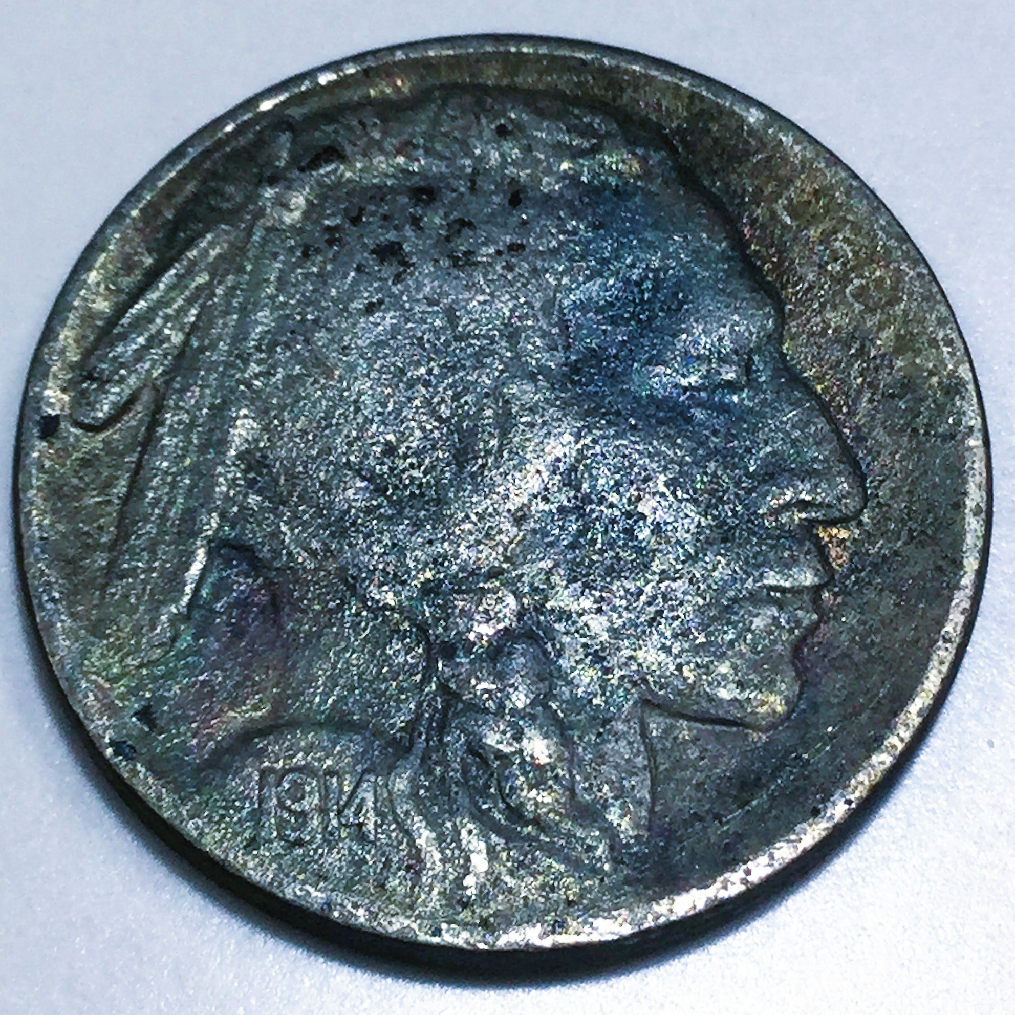 1914-S Buffalo Nickel Beautiful High Grade Coin Rare Date 