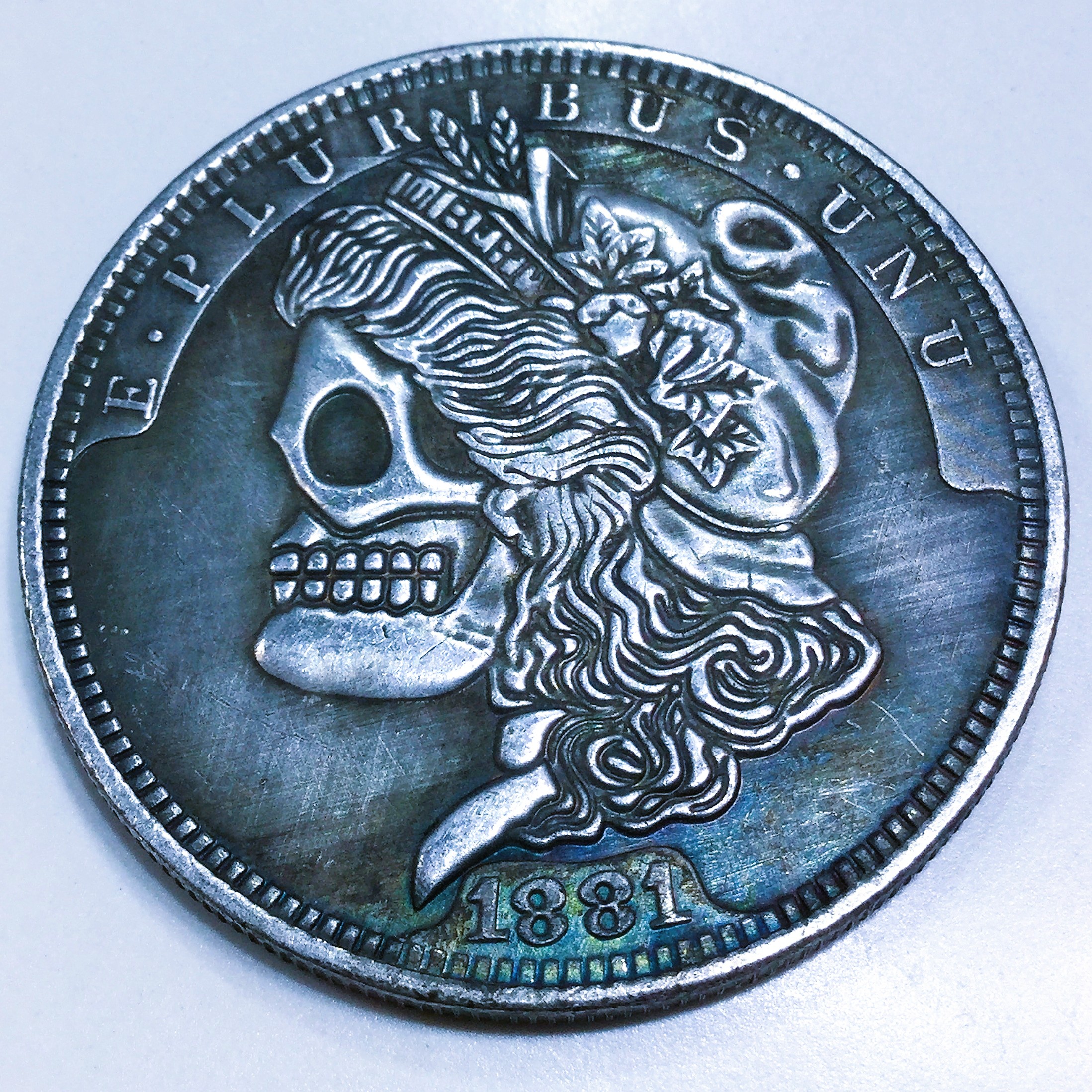 1881 Hobo Morgan Silver Dollar Beautiful High Grade Coin