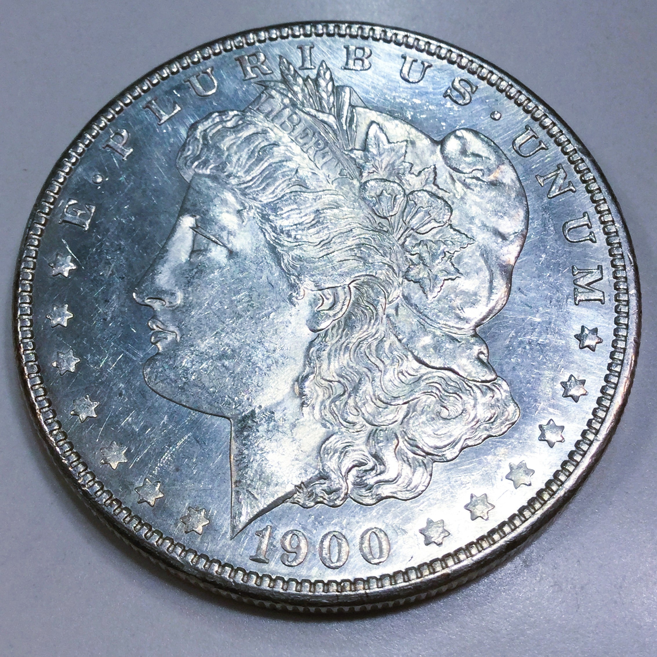 1900 Uncirculated Proof Like Morgan Silver Dollar Beautiful Coin