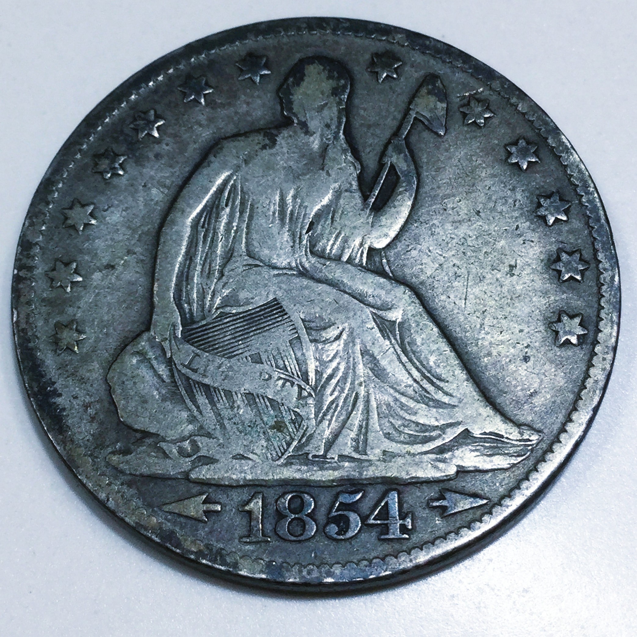 1854-O Seated Liberty Half Dollar Beautiful Coin 