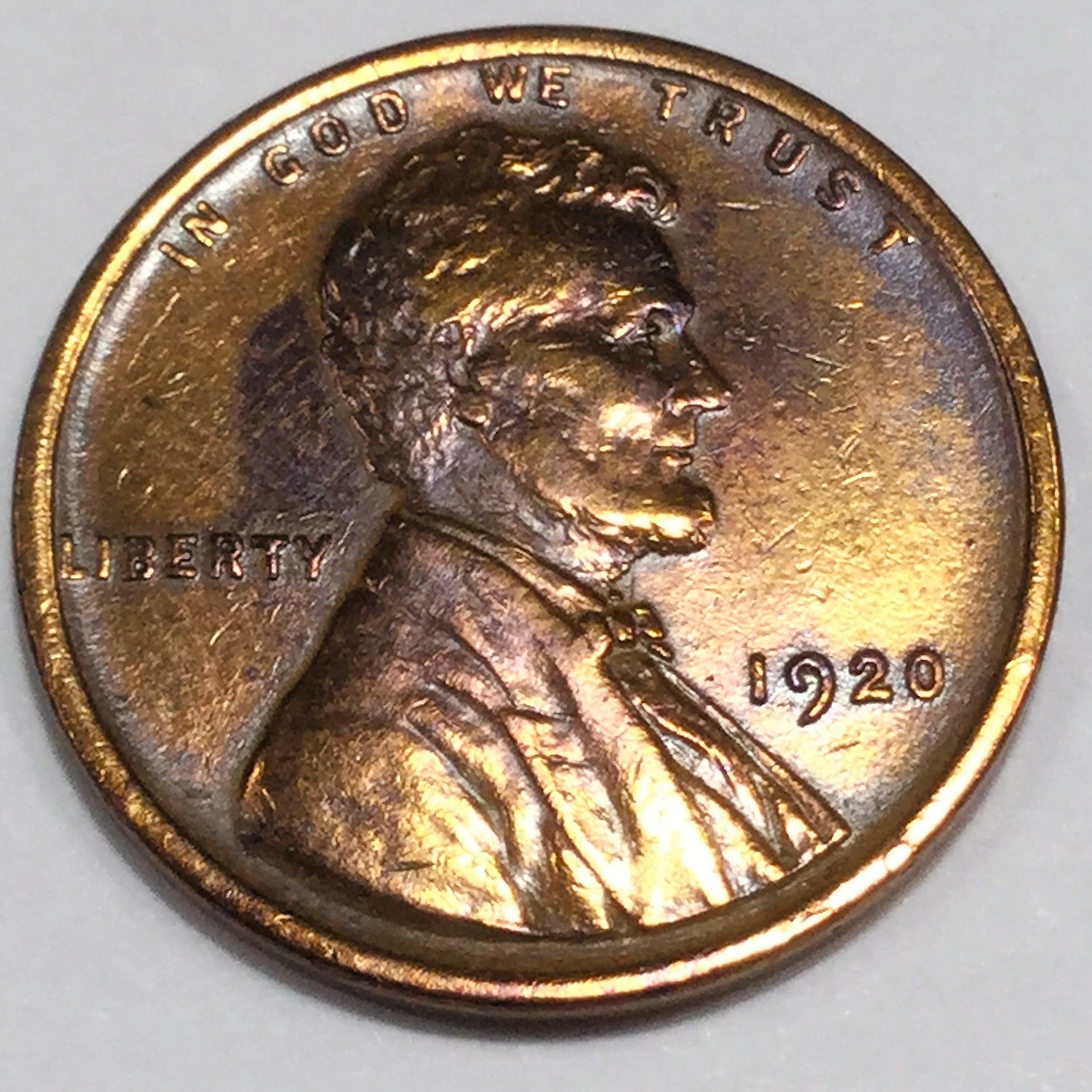 1920 Lincoln Wheat Cent Penny Beautiful High Grade Coin