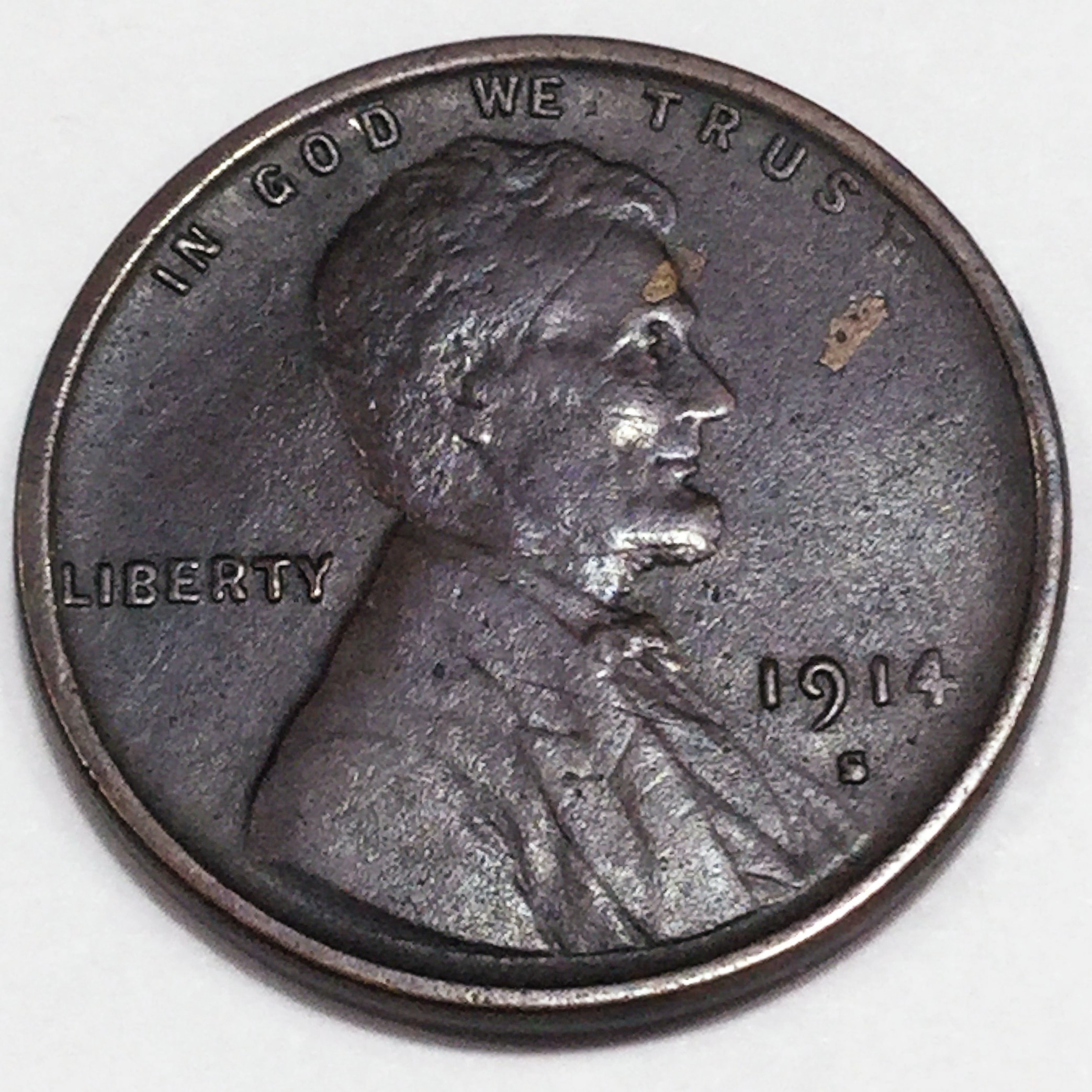 1914-S Lincoln Wheat Cent Penny Beautiful High Grade Coin