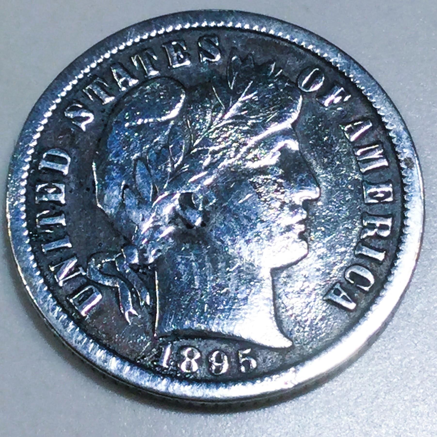 1895-O Barber Dime Beautiful High Grade Coin Very Rare Date