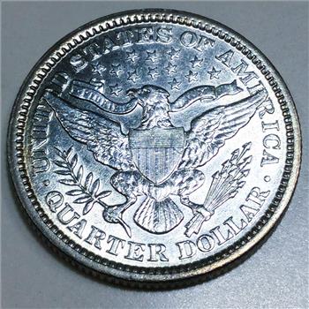 1895 Uncirculated Barber Quarter Beautiful Coin Rare Date 