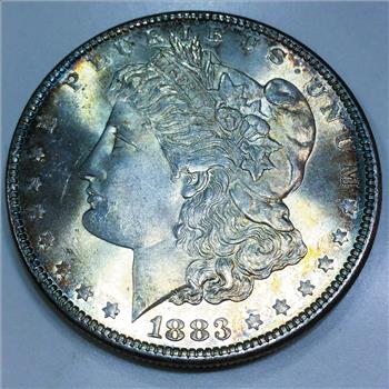 1883 Gem Uncirculated Morgan Silver Dollar Beautiful Coin