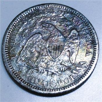 1873-S Seated Liberty Quarter Beautiful High Grade Coin Rare Date 