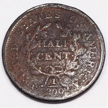 1804 Draped Bust Half Cent Beautiful Coin Rare Date 