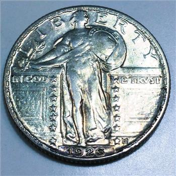 1927 Uncirculated Standing Liberty Quarter Beautiful Coin