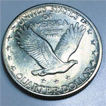 1927 Uncirculated Standing Liberty Quarter Beautiful Coin