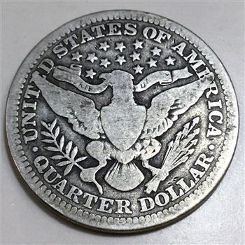 1912 Barber Quarter Beautiful Coin