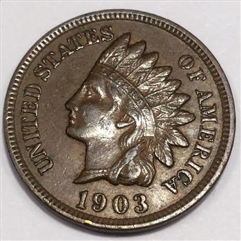 1903 Indian Head Penny Beautiful High Grade Coin 