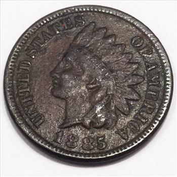1885 Indian Head Penny Beautiful High Grade Coin Rare Date 