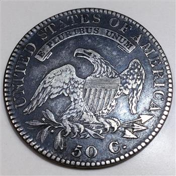 1821 Capped Bust Half Dollar Beautiful High Grade Coin Rare Date 