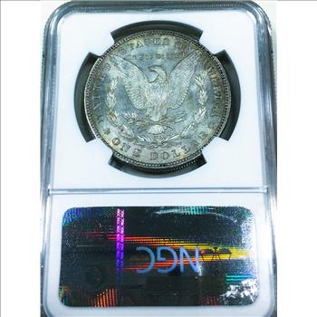 1880 Morgan Silver Dollar NGC MS63 Beautiful Coin