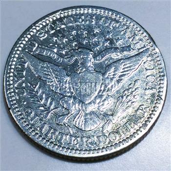 1904 Barber Quarter Beautiful High Grade Coin