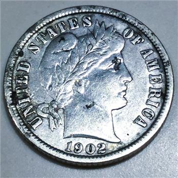 1902-O Barber Dime Beautiful High Grade Coin 