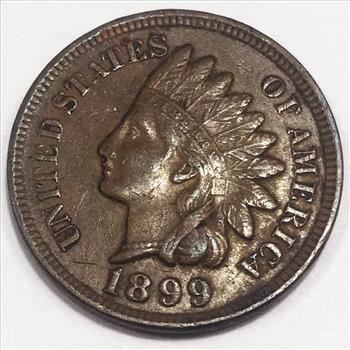 1899 Indian Head Penny Beautiful High Grade Coin 