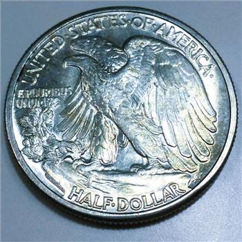 1941 Uncirculated Walking Liberty Half Dollar Beautiful Coin