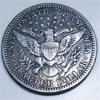 1914 Barber Quarter Beautiful High Grade Coin 