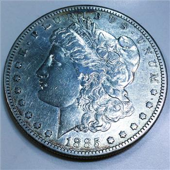 1885-S Morgan Silver Dollar Beautiful High Grade Coin Rare Date 