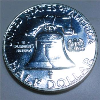 1959 Gem Proof Franklin Half Dollar Beautiful Coin 