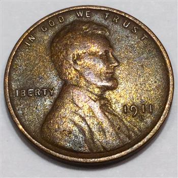 1911-D Lincoln Wheat Cent Penny Beautiful High Grade Coin Rare Date 