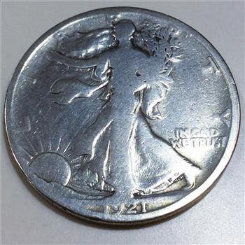 1921-S Walking Liberty Half Dollar Beautiful Coin Rare Date