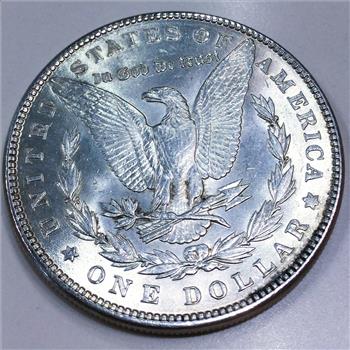 1887 Uncirculated Morgan Silver Dollar Beautiful Coin 