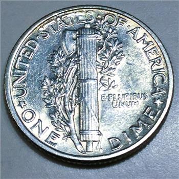 1941 AU/BU Mercury Dime Beautiful Coin 