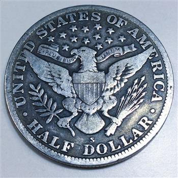 1915-S Barber Half Dollar Beautiful Coin Rare Date 