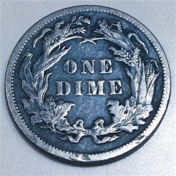 1885 Seated Liberty Dime Beautiful High Grade Coin Rare Date 