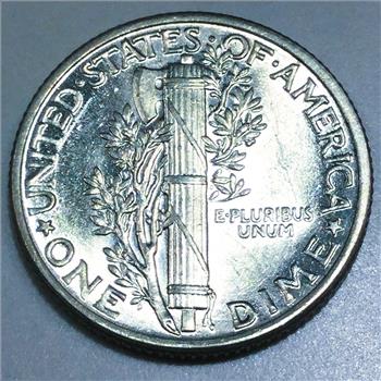 1934 Uncirculated Mercury Dime Beautiful Coin