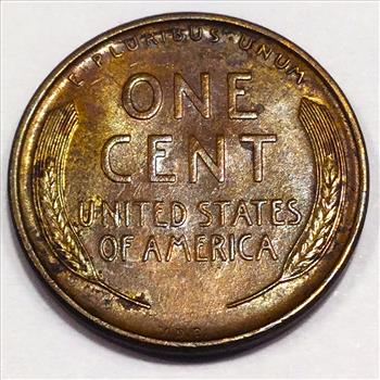 1909 VDB AU/BU Lincoln Wheat Cent Penny Beautiful Coin 