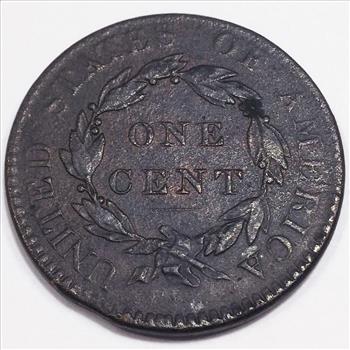 1820 Coronet Head Large Cent Beautiful High Grade Coin 
