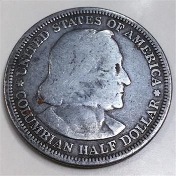 1893 Columbian Exposition Commemorative Silver Half Dollar Beautiful Coin 