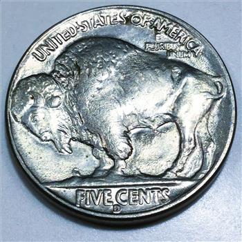 1937-D Uncirculated Buffalo Nickel Beautiful Coin 