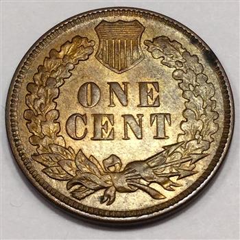 1909 AU/BU Indian Head Penny Beautiful Coin 