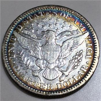 1902 Barber Quarter Beautiful High Grade Coin