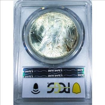 1923 Peace Silver Dollar PCGS MS63 Beautiful Coin 
