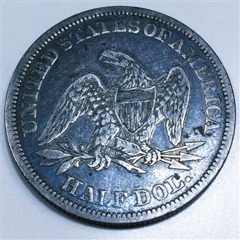 1843 Seated Liberty Half Dollar Beautiful High Grade Coin Rare Date