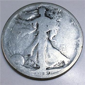 1919-S Walking Liberty Half Dollar Beautiful Coin 