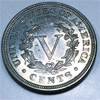 1912 Uncirculated Liberty V Nickel Beautiful Coin