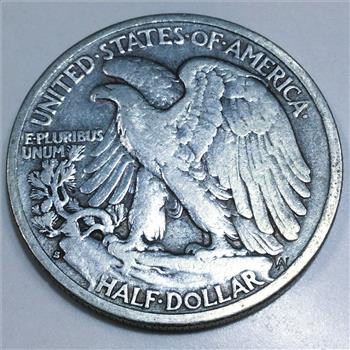 1933-S Walking Liberty Half Dollar Beautiful Coin 