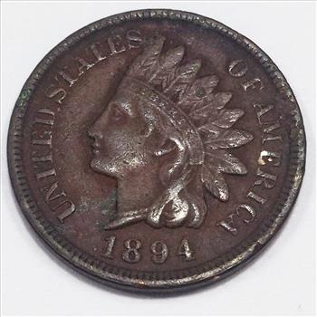 1894 Indian Head Penny Beautiful High Grade Coin 
