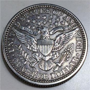 1914 Barber Quarter Beautiful High Grade Coin