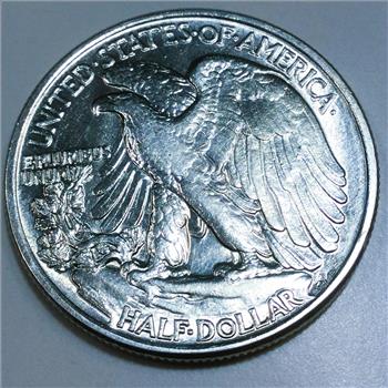 1942 Uncirculated Walking Liberty Half Dollar Beautiful Coin 
