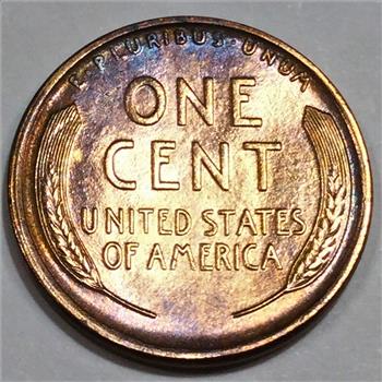 1919-S Uncirculated Red Lincoln Wheat Cent Penny Beautiful Coin