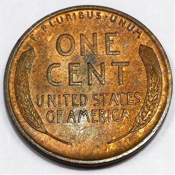 1910 AU/BU Lincoln Wheat Cent Penny Beautiful Coin
