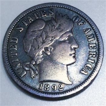 1892-O Barber Dime Beautiful Coin Rare Date 