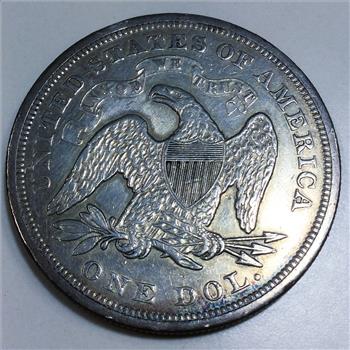 1871 Seated Liberty Dollar Beautiful High Grade Coin Rare Date  